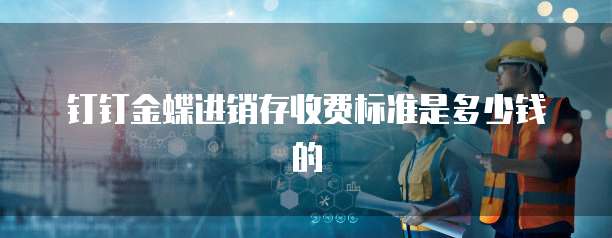 钉钉金蝶进销存收费标准是多少钱的