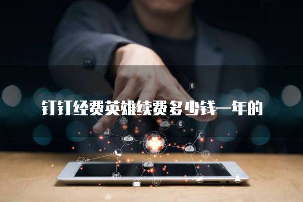 钉钉经费英雄续费多少钱一年的