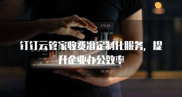钉钉云管家收费准定制化服务,提升企业办公效率
