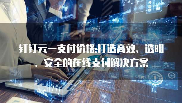 钉钉云一支付价格:打造高效、透明、安全的在线支付解决方案