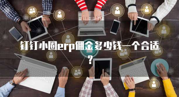 钉钉小圈erp佣金多少钱一个合适?