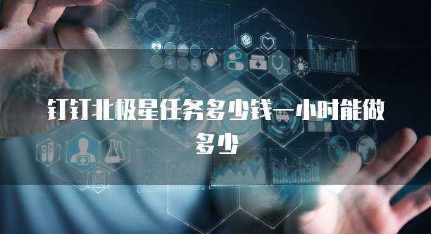钉钉北极星任务多少钱一小时能做多少