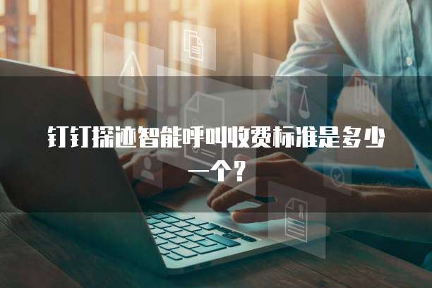 钉钉探迹智能呼叫收费标准是多少一个?
