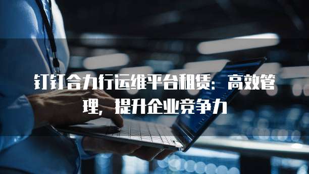 钉钉合力行运维平台租赁:高效管理,提升企业竞争力