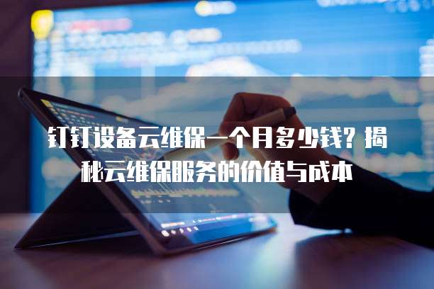 钉钉设备云维保一个月多少钱？揭秘云维保服务的价值与成本