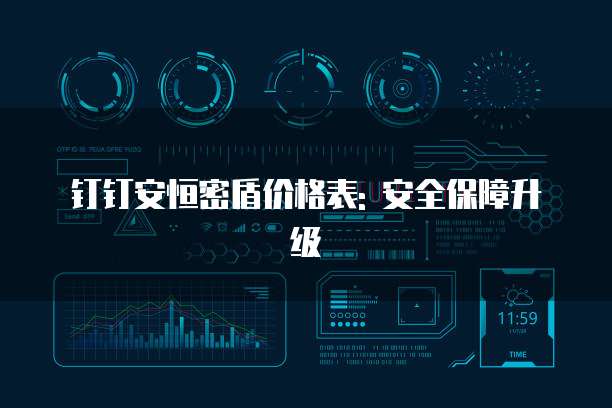 钉钉安恒密盾价格表: 安全保障升级