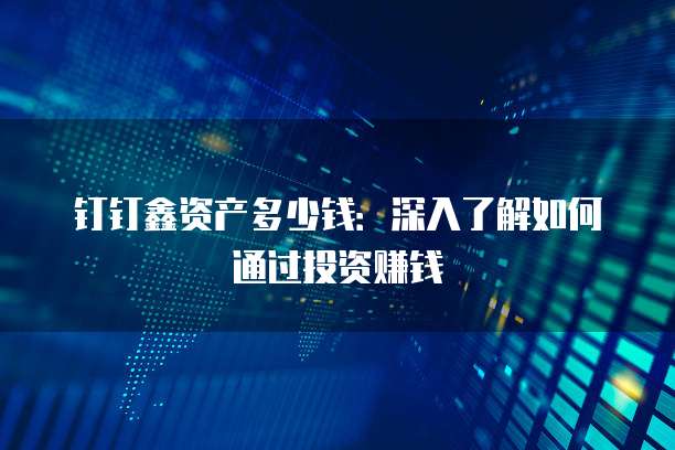 钉钉鑫资产多少钱:深入了解如何通过投资赚钱