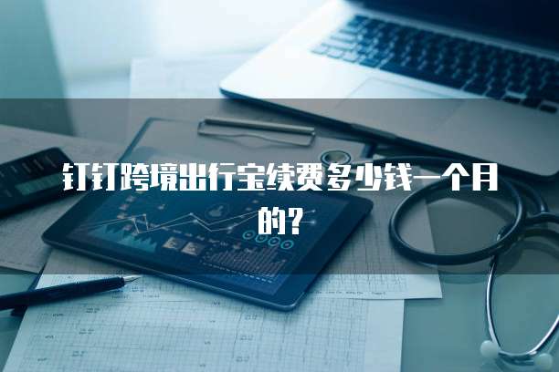 钉钉跨境出行宝续费多少钱一个月的?