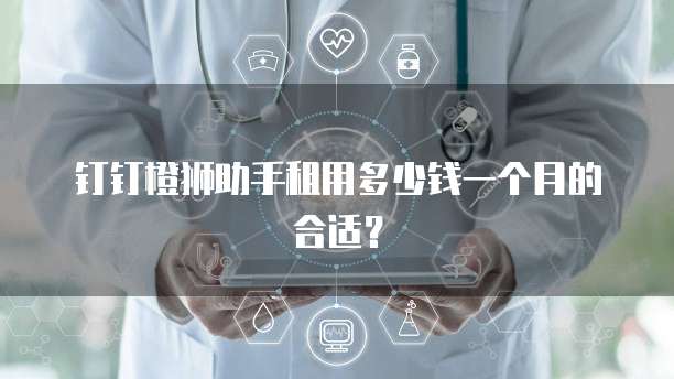 钉钉橙狮助手租用多少钱一个月的合适?
