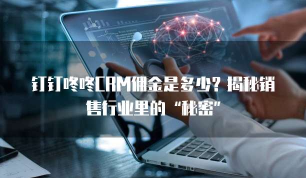 钉钉咚咚CRM佣金是多少?揭秘销售行业里的“秘密”