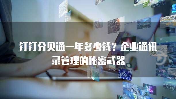 钉钉分贝通一年多少钱?企业通讯录管理的秘密武器