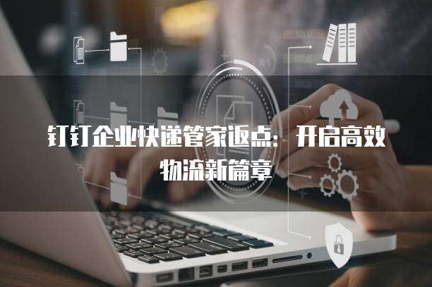 钉钉企业快递管家返点:开启高效物流新篇章