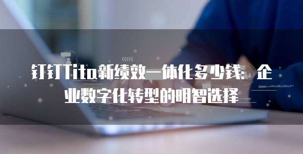 钉钉Tita新绩效一体化多少钱:企业数字化转型的明智选择