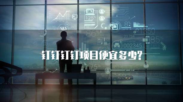 钉钉钉钉项目便宜多少?