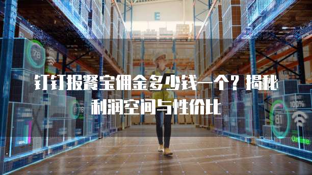 钉钉报餐宝佣金多少钱一个?揭秘利润空间与性价比