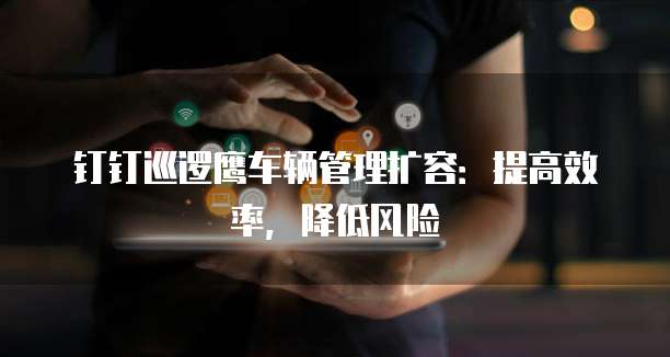钉钉巡逻鹰车辆管理扩容:提高效率,降低风险