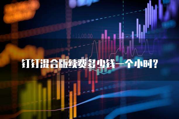 钉钉混合版续费多少钱一个小时?