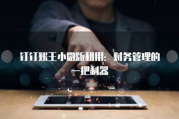 钉钉账王小微版租用:财务管理的一把利器