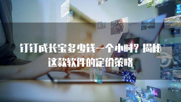 钉钉成长宝多少钱一个小时?揭秘这款软件的定价策略