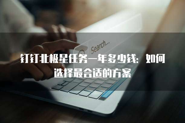 钉钉北极星任务一年多少钱:如何选择最合适的方案