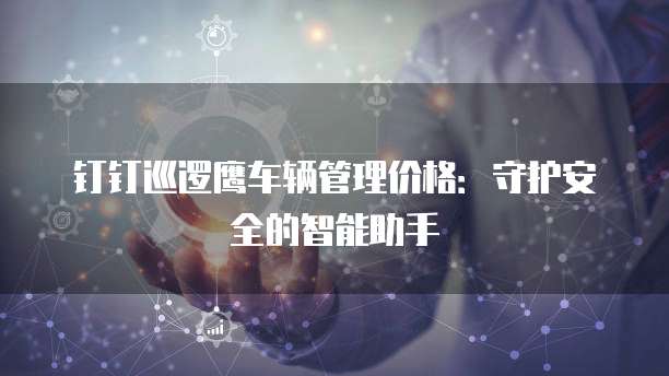 钉钉巡逻鹰车辆管理价格:守护安全的智能助手