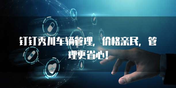 钉钉秀川车辆管理,价格亲民,管理更省心!