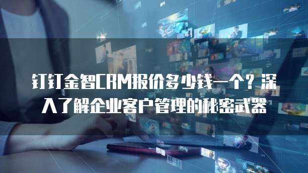 钉钉金智CRM报价多少钱一个?深入了解企业客户管理的秘密武器