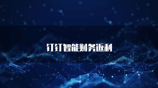 钉钉智能财务返利