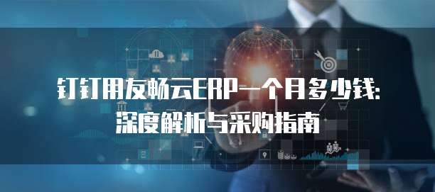 钉钉用友畅云ERP一个月多少钱:深度解析与采购指南