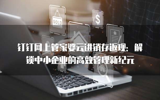 钉钉网上管家婆云进销存返现:解锁中小企业的高效管理新纪元