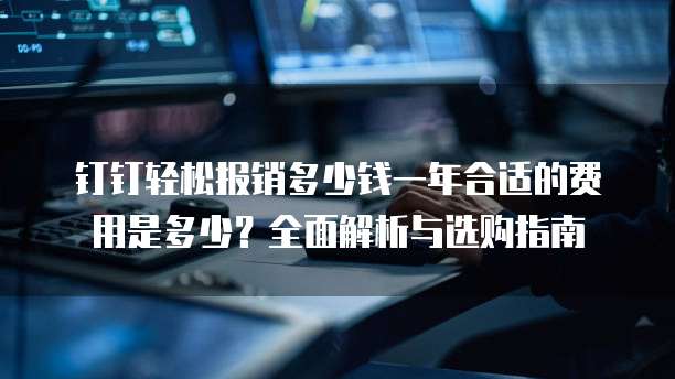 钉钉轻松报销多少钱一年合适的费用是多少?全面解析与选购指南