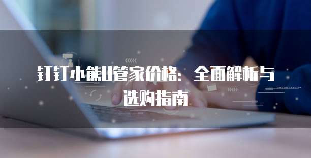 钉钉小熊U管家价格:全面解析与选购指南