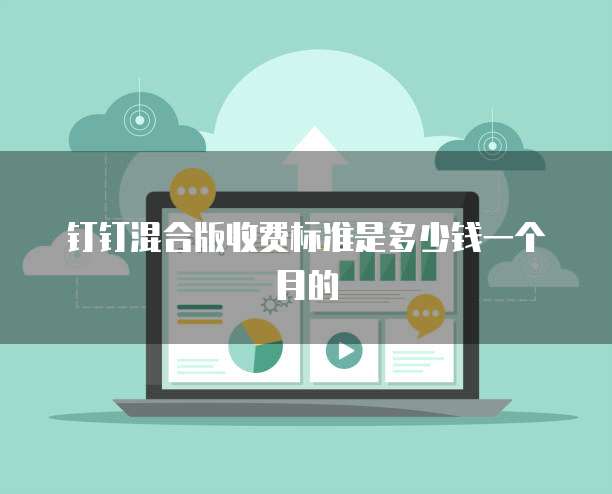 钉钉混合版收费标准是多少钱一个月的