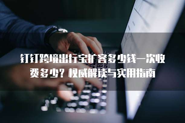 钉钉跨境出行宝扩容多少钱一次收费多少?权威解读与实用指南