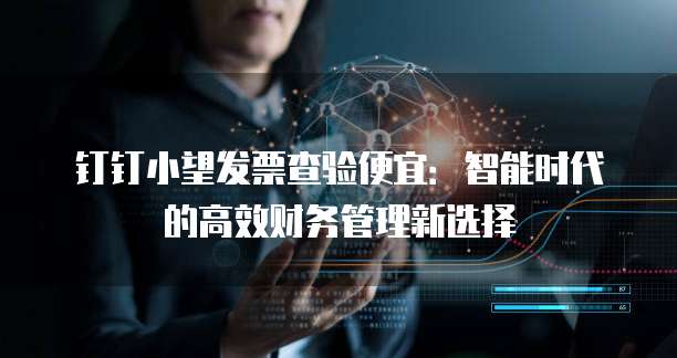 钉钉小望发票查验便宜：智能时代的高效财务管理新选择