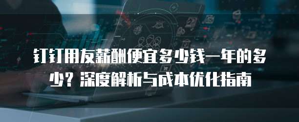 钉钉用友薪酬便宜多少钱一年的多少？深度解析与成本优化指南