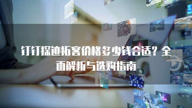 钉钉探迹拓客价格多少钱合适?全面解析与选购指南