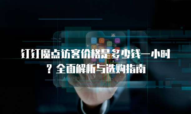 钉钉魔点访客价格是多少钱一小时?全面解析与选购指南
