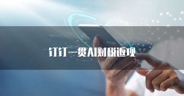 钉钉一贯AI财税返现