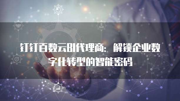 钉钉百数云BI代理商：解锁企业数字化转型的智能密码