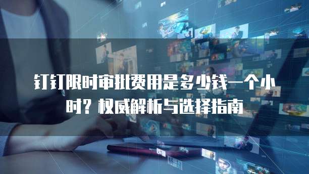 钉钉限时审批费用是多少钱一个小时?权威解析与选择指南