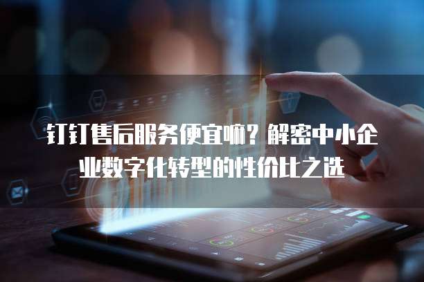 钉钉售后服务便宜嘛?解密中小企业数字化转型的性价比之选