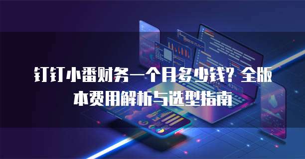 钉钉小番财务一个月多少钱?全版本费用解析与选型指南