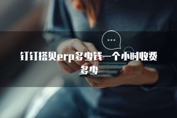 钉钉搭贝erp多少钱一个小时收费多少
