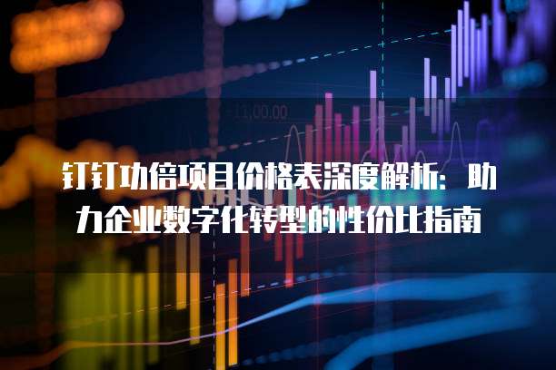钉钉功倍项目价格表深度解析:助力企业数字化转型的性价比指南