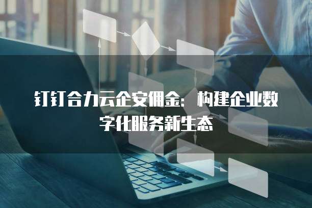 钉钉合力云企安佣金:构建企业数字化服务新生态