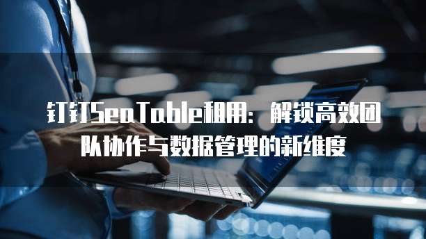 钉钉SeaTable租用:解锁高效团队协作与数据管理的新维度