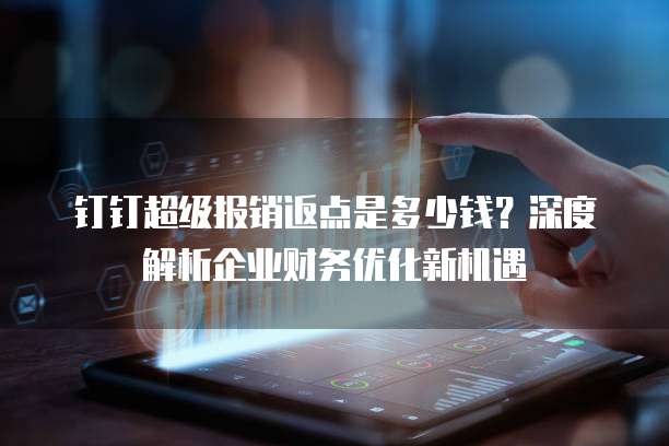 钉钉超级报销返点是多少钱?深度解析企业财务优化新机遇