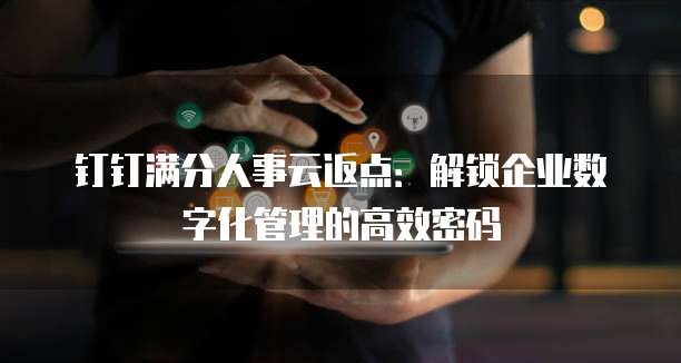 钉钉满分人事云返点:解锁企业数字化管理的高效密码