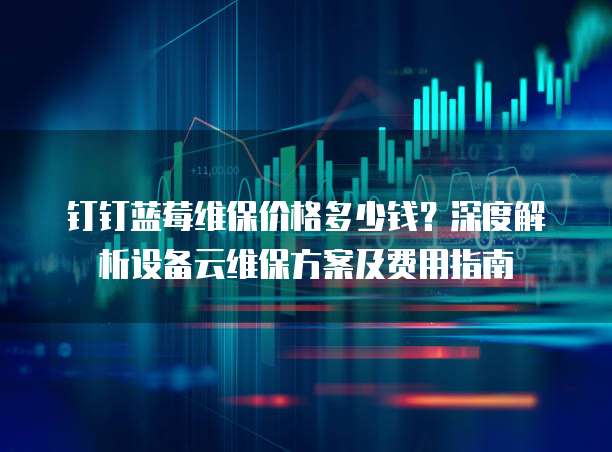 钉钉蓝莓维保价格多少钱？深度解析设备云维保方案及费用指南